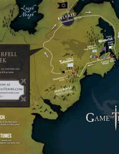 Winterfell Trek from Belfast by Game of Thrones Tours